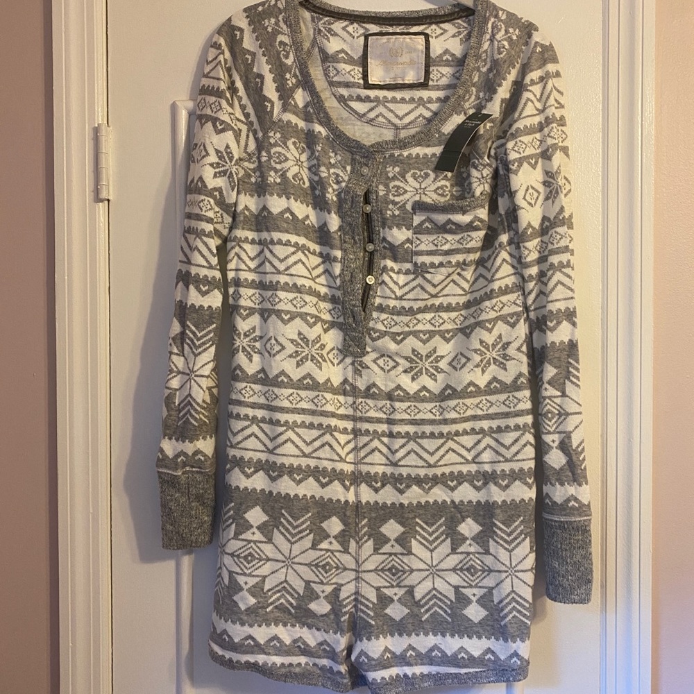 Long Sleeve Loungewear Romper